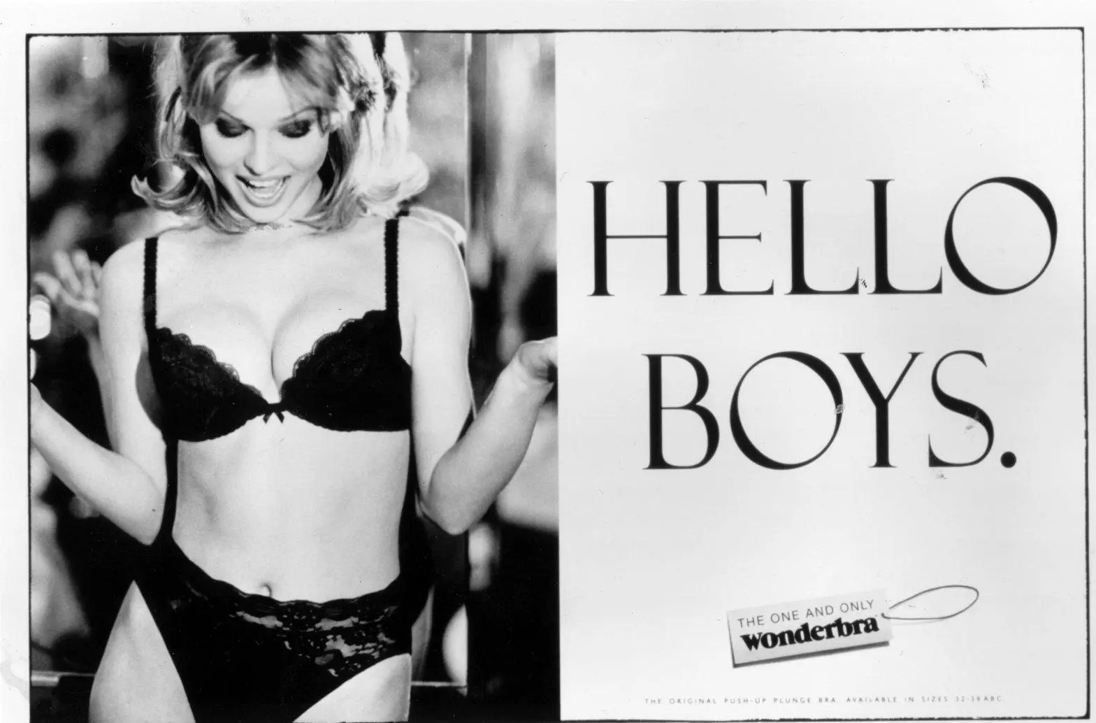 Hello Boys та Єва Герцигова у компанії Wonderbra, 1993